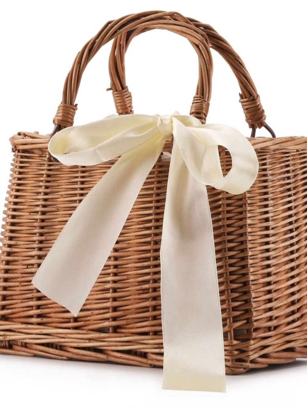 Straw Beach Bags For Women Summer Clutch Rattan Woven Wicker Purse Crochet Tote